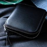 L字シルバーファスナー財布 “Cram”