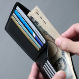 "Feel Card" bifold wallet without coin purse