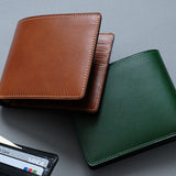 "Feel Card" bifold wallet without coin purse