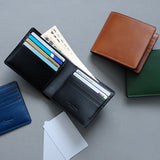 "Feel Card" bifold wallet without coin purse