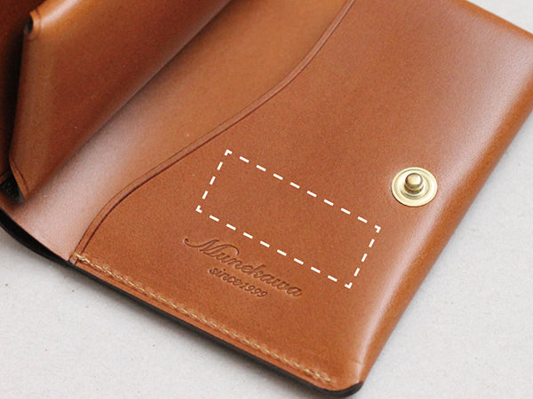 オプション：名入れ刻印+6,930円(税込)<br>
期間：2ヶ月(製作時刻印)／名入れ刻印はこの位置に入ります<br>
<a style="text-decoration: underline; font-weight: bold;" href="https://munekawa-jp.pro/products/namestamp">※詳細はこちらから必ずご確認ください</a>