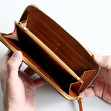《完売》薄型ラウンドファスナー長財布“Border”